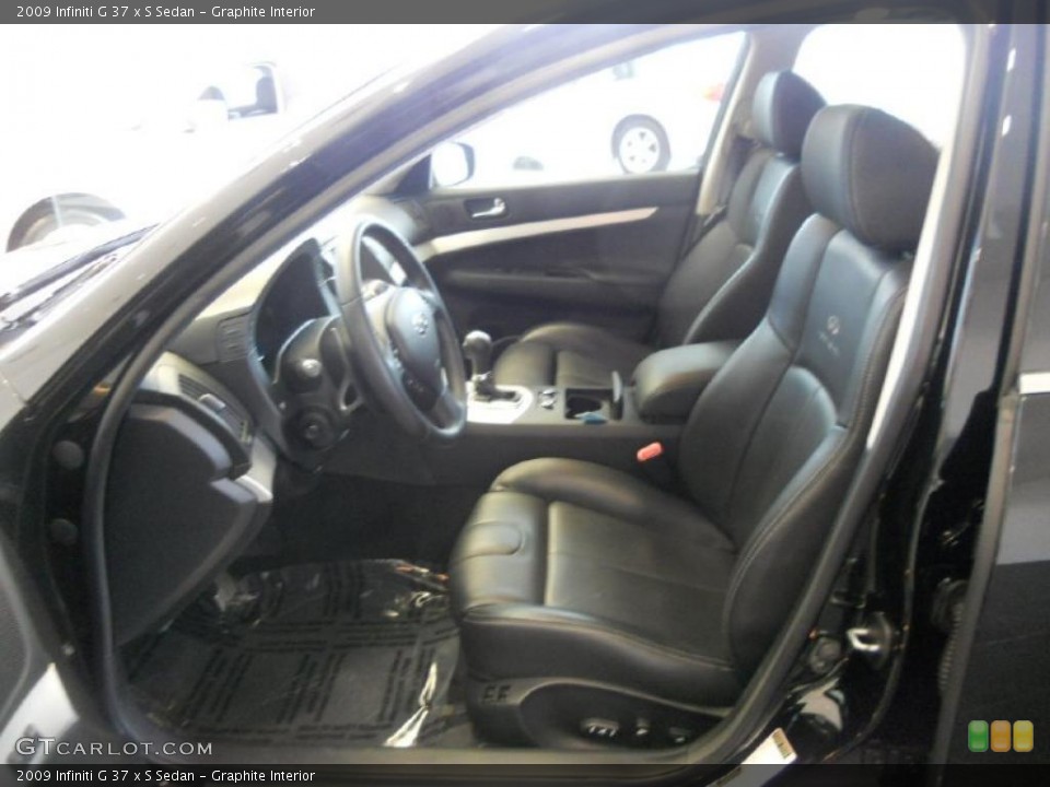 Graphite Interior Photo for the 2009 Infiniti G 37 x S Sedan #47893601