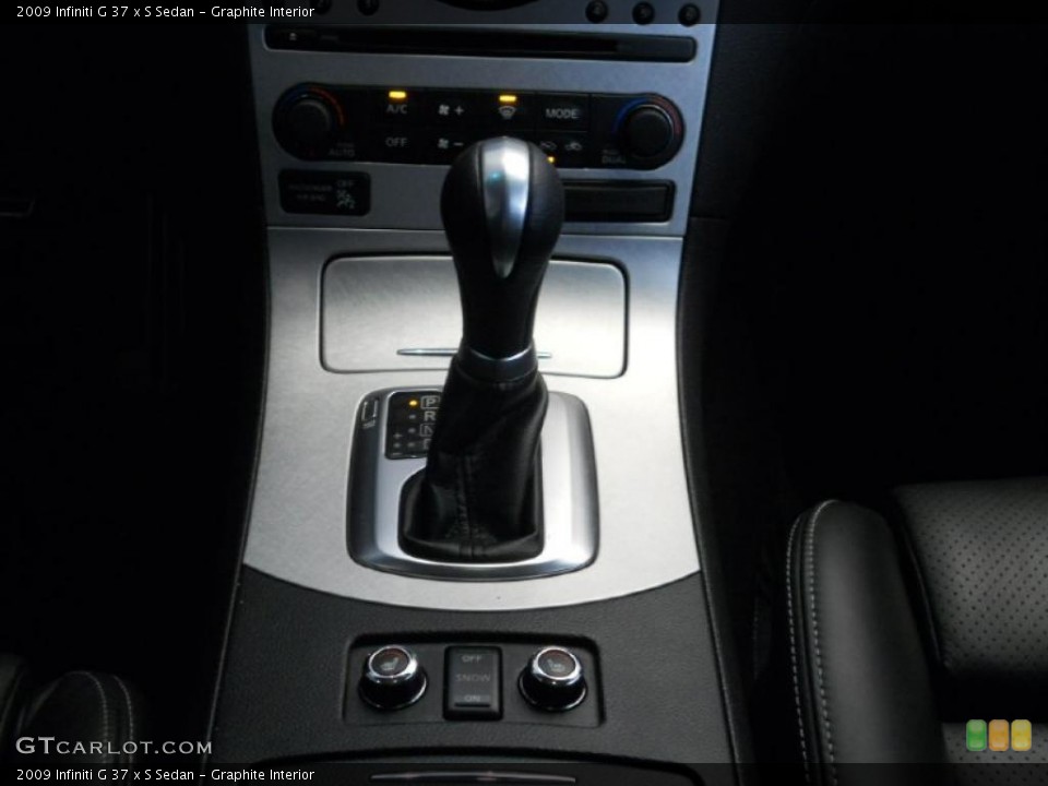Graphite Interior Transmission for the 2009 Infiniti G 37 x S Sedan #47893820