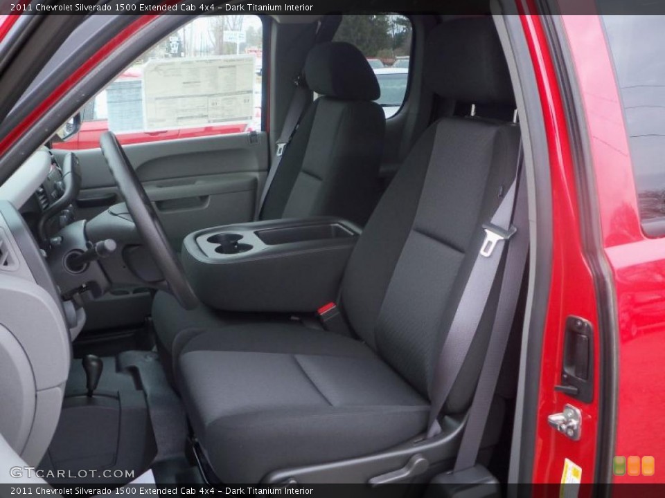 Dark Titanium Interior Photo for the 2011 Chevrolet Silverado 1500 Extended Cab 4x4 #47894075