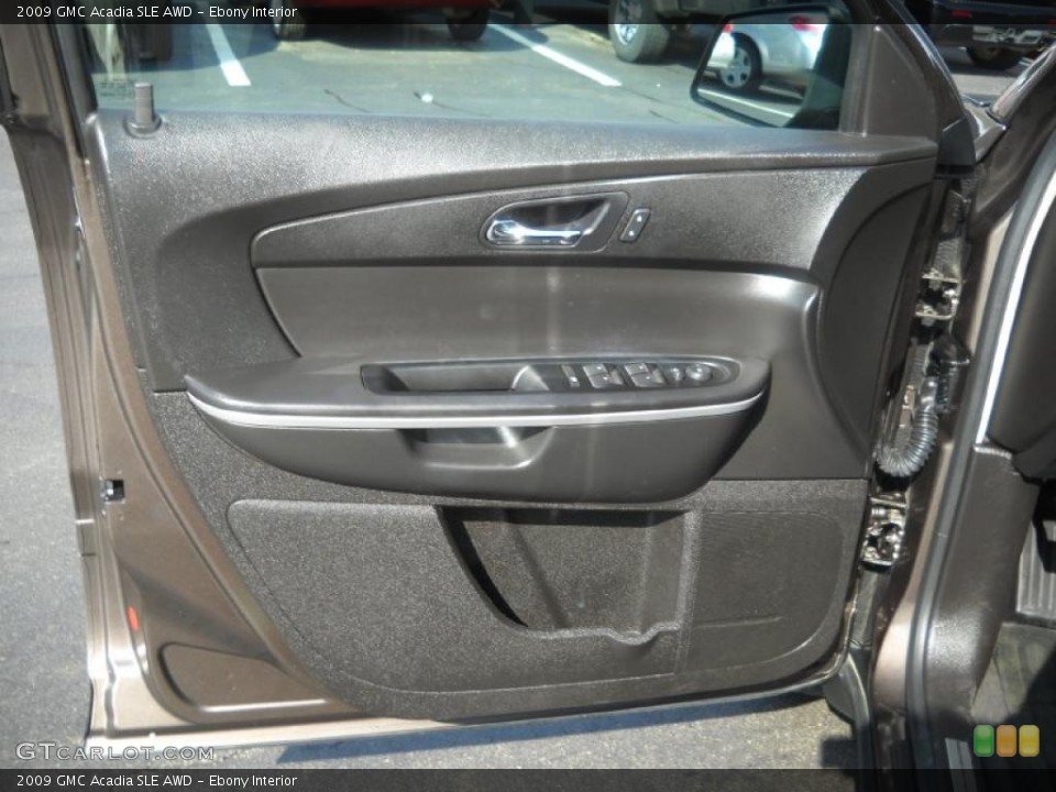 Ebony Interior Door Panel for the 2009 GMC Acadia SLE AWD #47897588