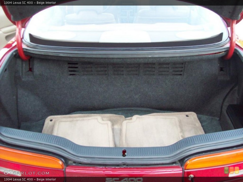 Beige Interior Trunk for the 1994 Lexus SC 400 #47898518