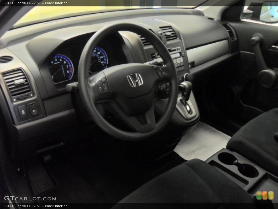 Black Interior Prime Interior for the 2011 Honda CR-V SE #47900846