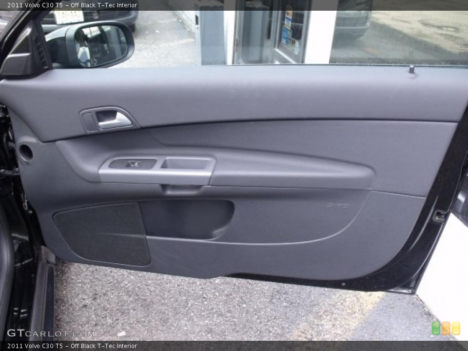 Off Black T-Tec Interior Door Panel for the 2011 Volvo C30 T5 #47901200