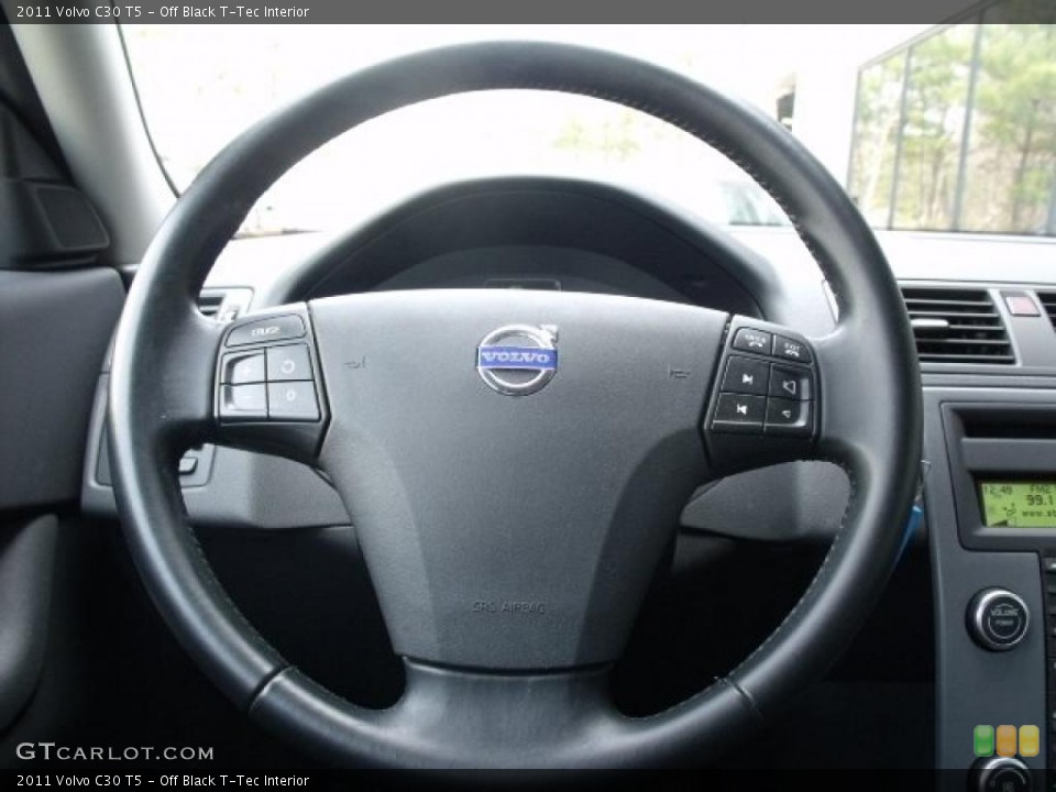 Off Black T-Tec Interior Steering Wheel for the 2011 Volvo C30 T5 #47901248