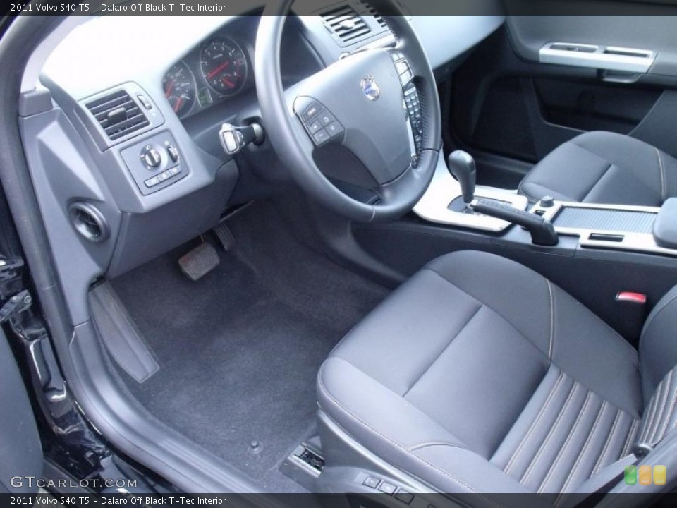Dalaro Off Black T-Tec Interior Photo for the 2011 Volvo S40 T5 #47902355