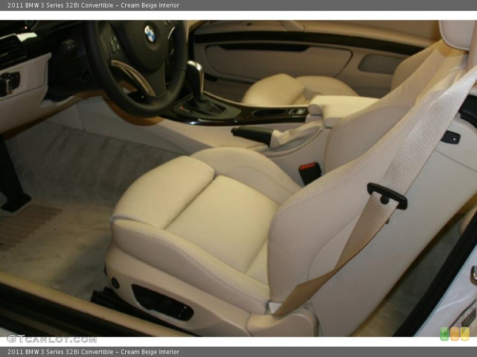 Cream Beige Interior Photo for the 2011 BMW 3 Series 328i Convertible #47903948