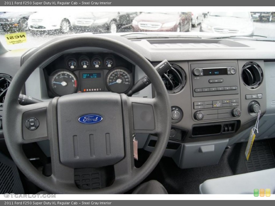 Steel Gray Interior Dashboard for the 2011 Ford F250 Super Duty XL Regular Cab #47906945