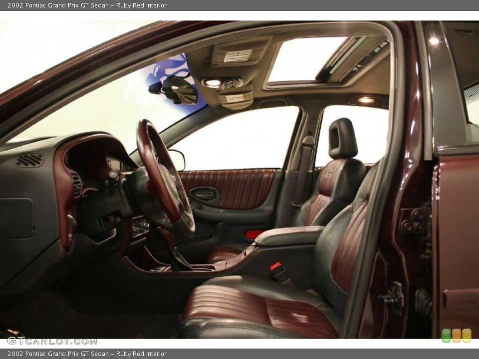 Ruby Red Interior Photo for the 2002 Pontiac Grand Prix GT Sedan #47908701