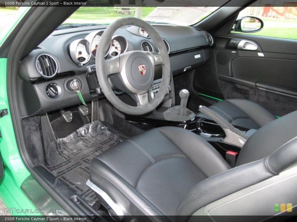 Black Interior Photo for the 2008 Porsche Cayman S Sport #47909703