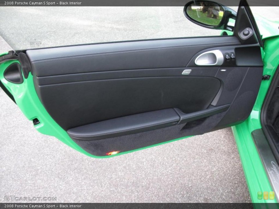 Black Interior Door Panel for the 2008 Porsche Cayman S Sport #47909718
