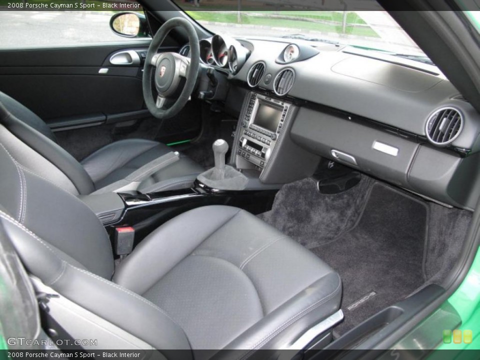 Black Interior Photo for the 2008 Porsche Cayman S Sport #47909730