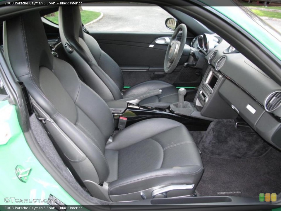 Black Interior Photo for the 2008 Porsche Cayman S Sport #47909751