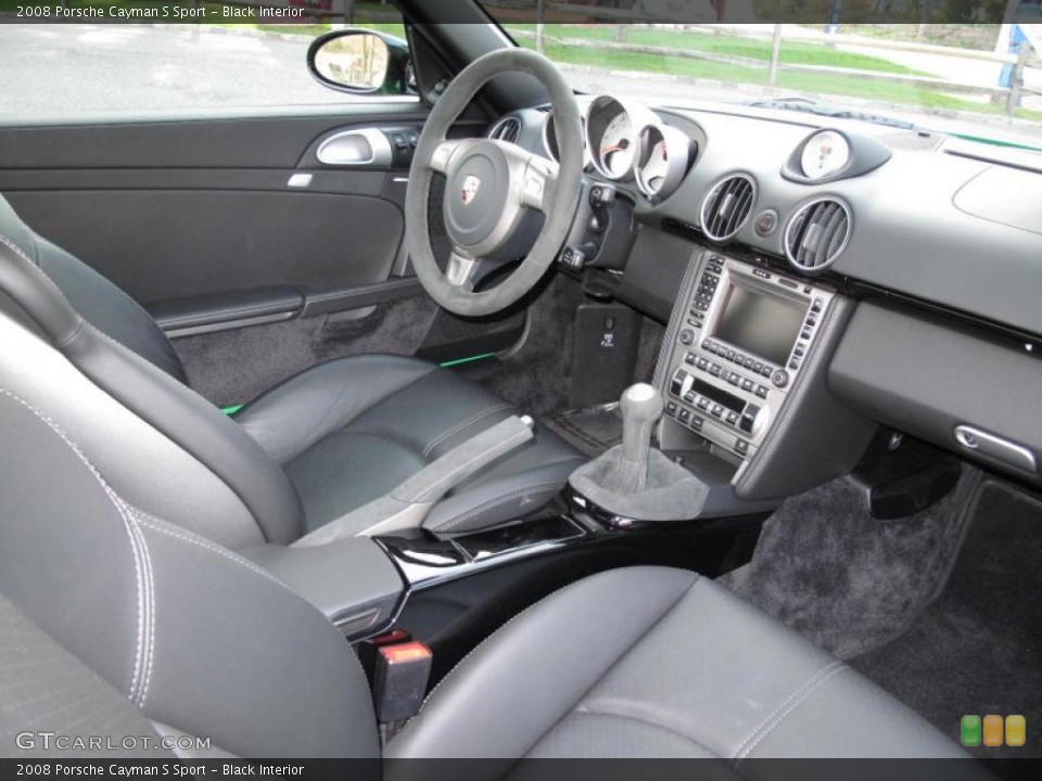 Black Interior Photo for the 2008 Porsche Cayman S Sport #47909766