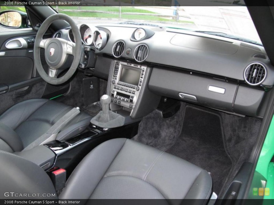 Black Interior Photo for the 2008 Porsche Cayman S Sport #47909799