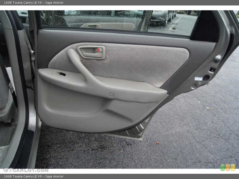 Sage Interior Door Panel for the 1998 Toyota Camry LE V6 #47910159