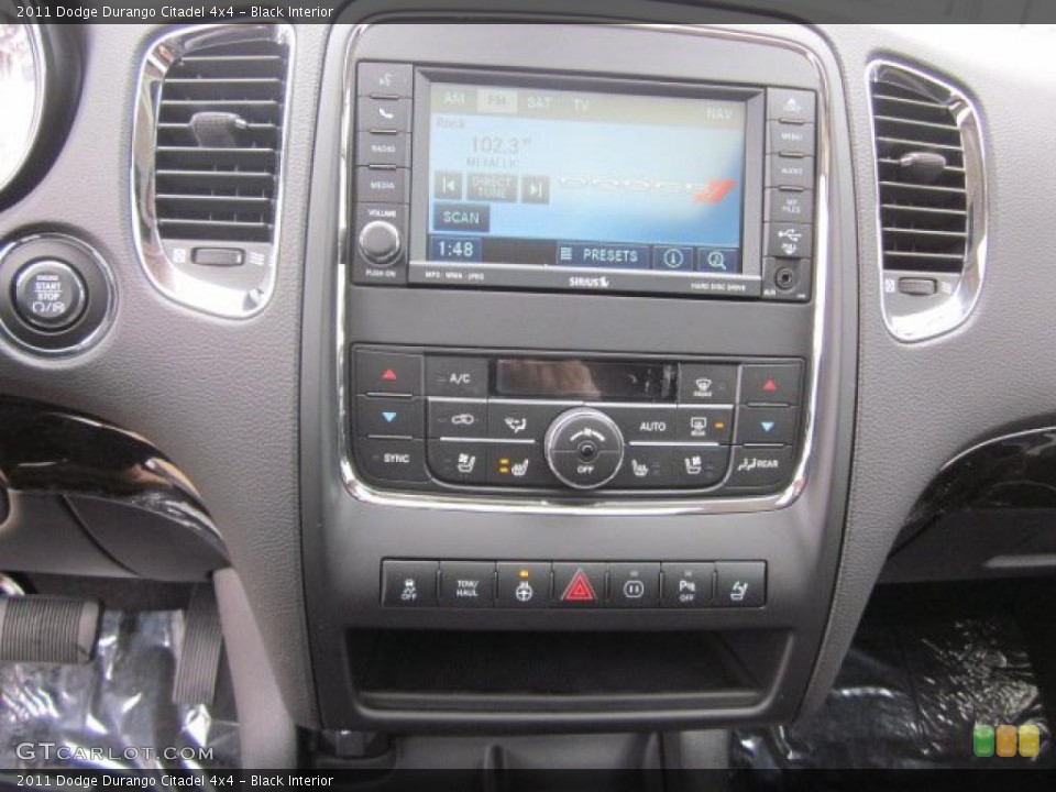 Black Interior Controls for the 2011 Dodge Durango Citadel 4x4 #47912295
