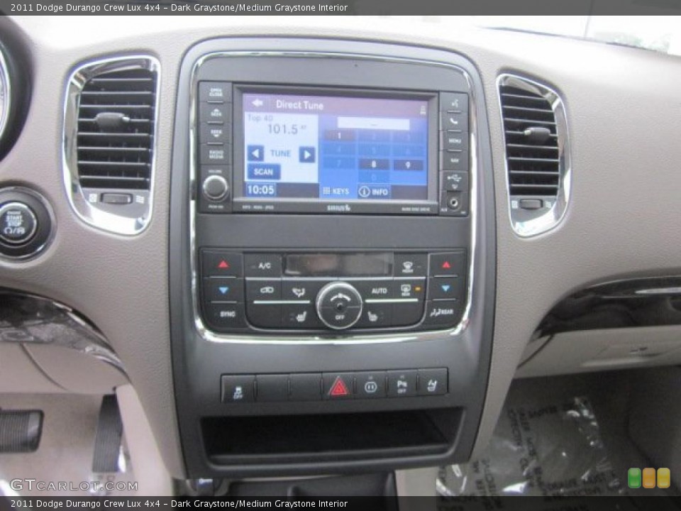 Dark Graystone/Medium Graystone Interior Controls for the 2011 Dodge Durango Crew Lux 4x4 #47913594