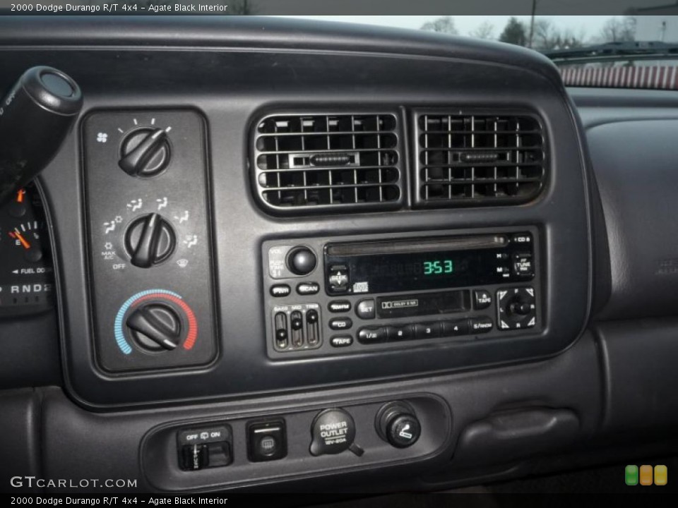 Agate Black Interior Controls for the 2000 Dodge Durango R/T 4x4 #47915268