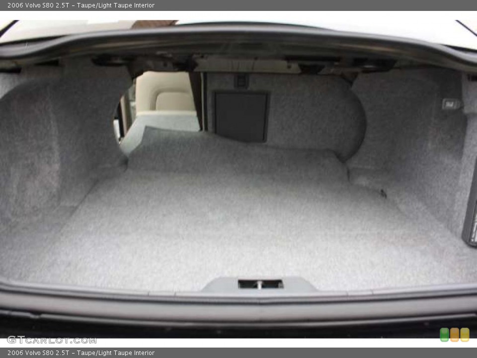 Taupe/Light Taupe Interior Trunk for the 2006 Volvo S80 2.5T #47916402