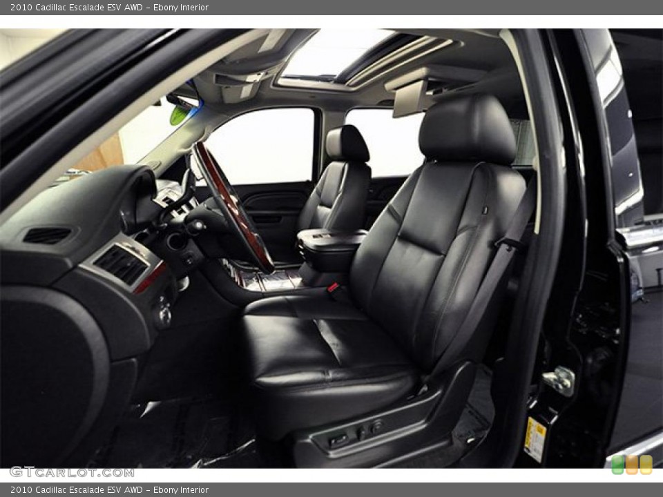 Ebony Interior Photo for the 2010 Cadillac Escalade ESV AWD #47917659