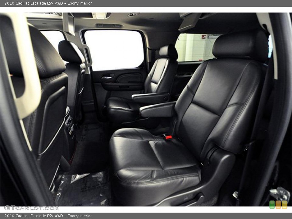 Ebony Interior Photo for the 2010 Cadillac Escalade ESV AWD #47917689