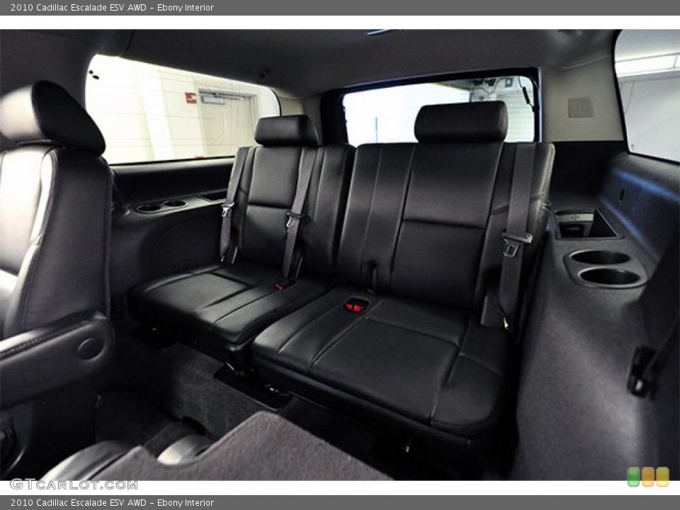 Ebony Interior Photo for the 2010 Cadillac Escalade ESV AWD #47917722