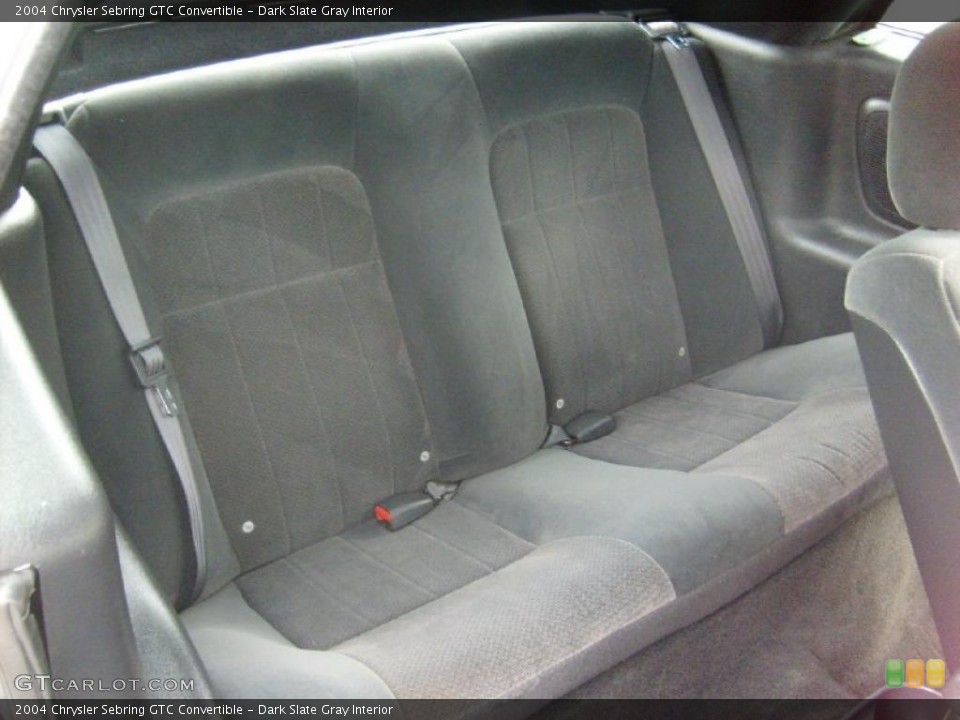 Dark Slate Gray Interior Photo for the 2004 Chrysler Sebring GTC Convertible #47920587