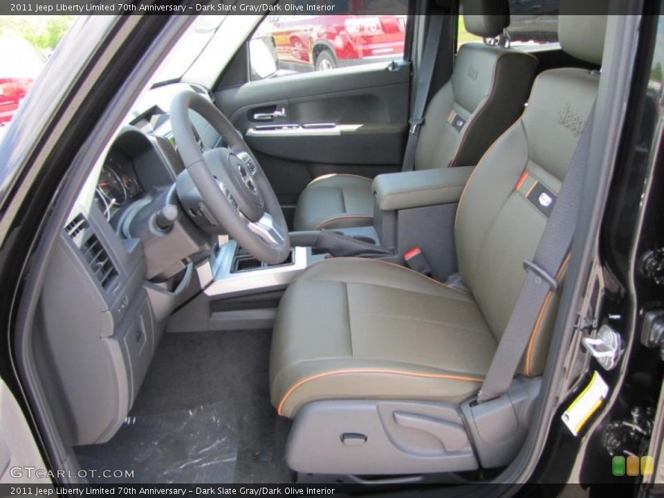 Dark Slate Gray/Dark Olive Interior Photo for the 2011 Jeep Liberty Limited 70th Anniversary #47921973