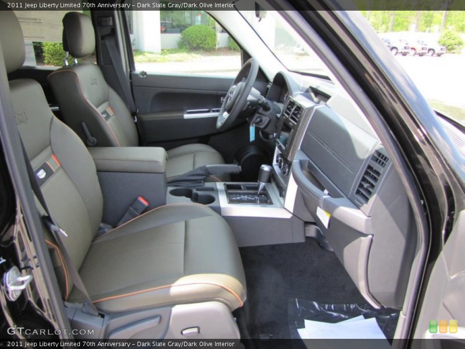 Dark Slate Gray/Dark Olive Interior Photo for the 2011 Jeep Liberty Limited 70th Anniversary #47922036