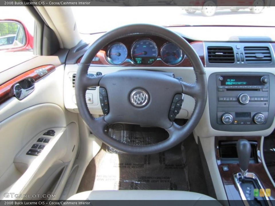 Cocoa/Cashmere Interior Steering Wheel for the 2008 Buick Lucerne CXS #47923947