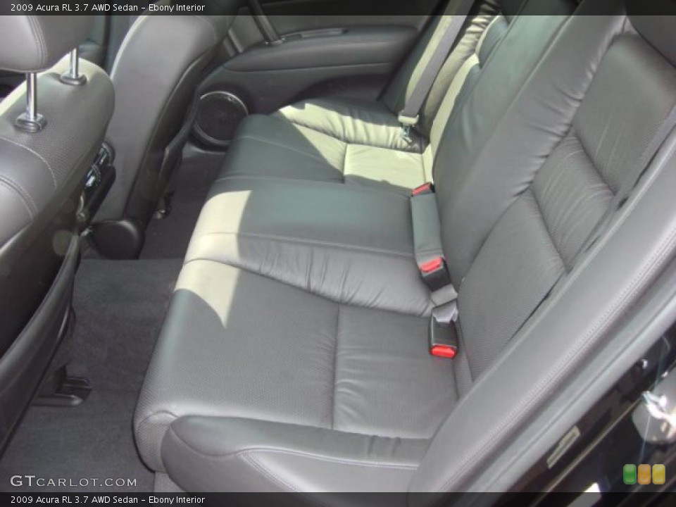 Ebony Interior Photo for the 2009 Acura RL 3.7 AWD Sedan #47925228