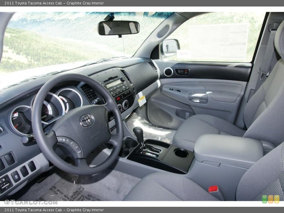 Graphite Gray Interior Photo for the 2011 Toyota Tacoma Access Cab #47925336