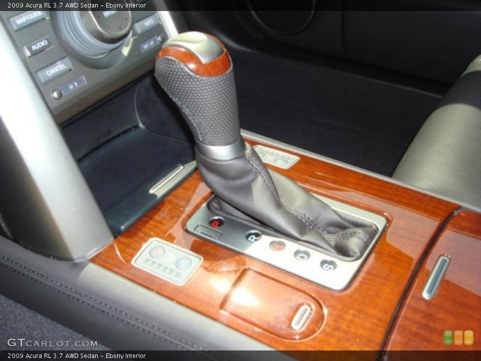 Ebony Interior Transmission for the 2009 Acura RL 3.7 AWD Sedan #47925384