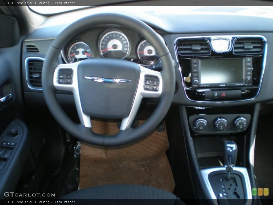 Black Interior Dashboard for the 2011 Chrysler 200 Touring #47926188