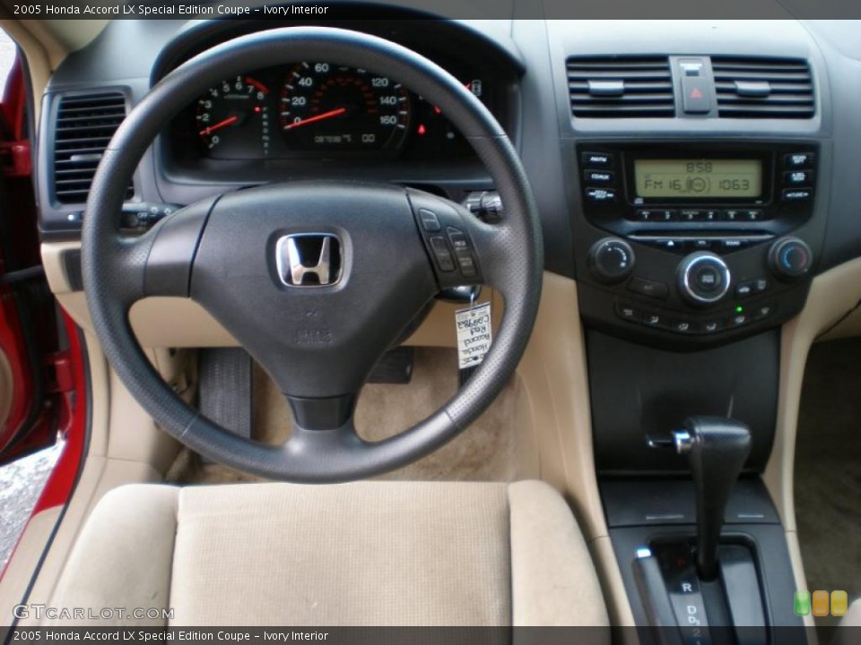 Ivory Interior Dashboard for the 2005 Honda Accord LX Special Edition Coupe #47928255