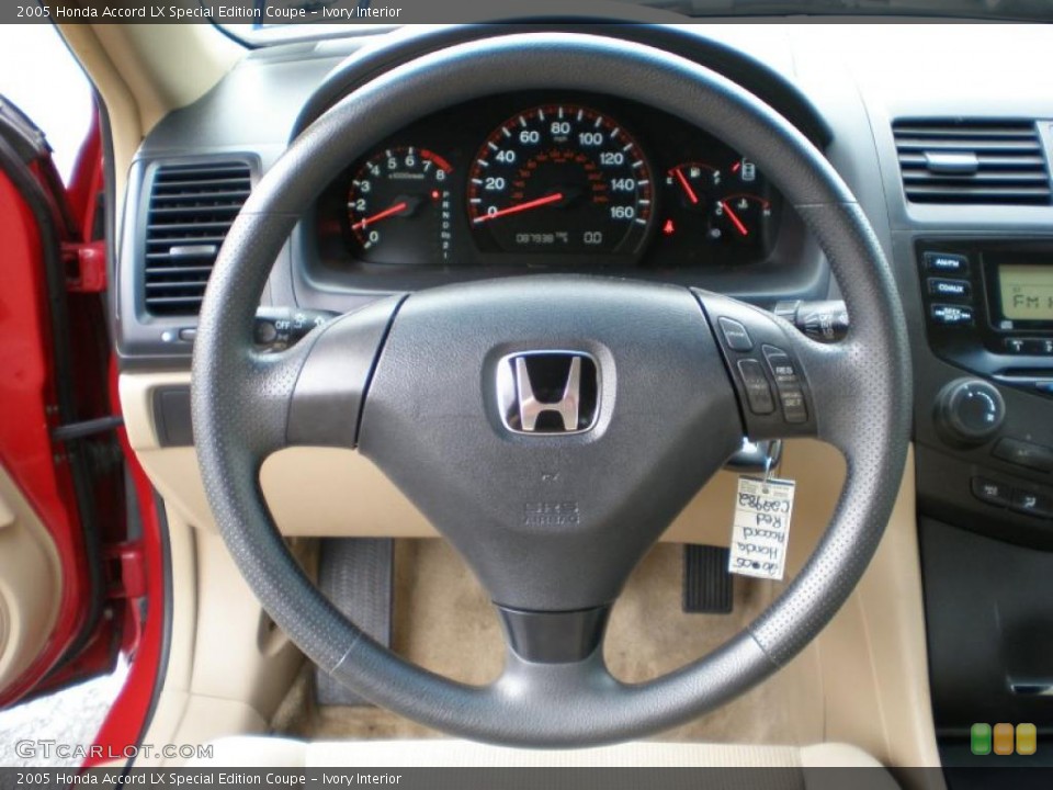 Ivory Interior Steering Wheel for the 2005 Honda Accord LX Special Edition Coupe #47928273