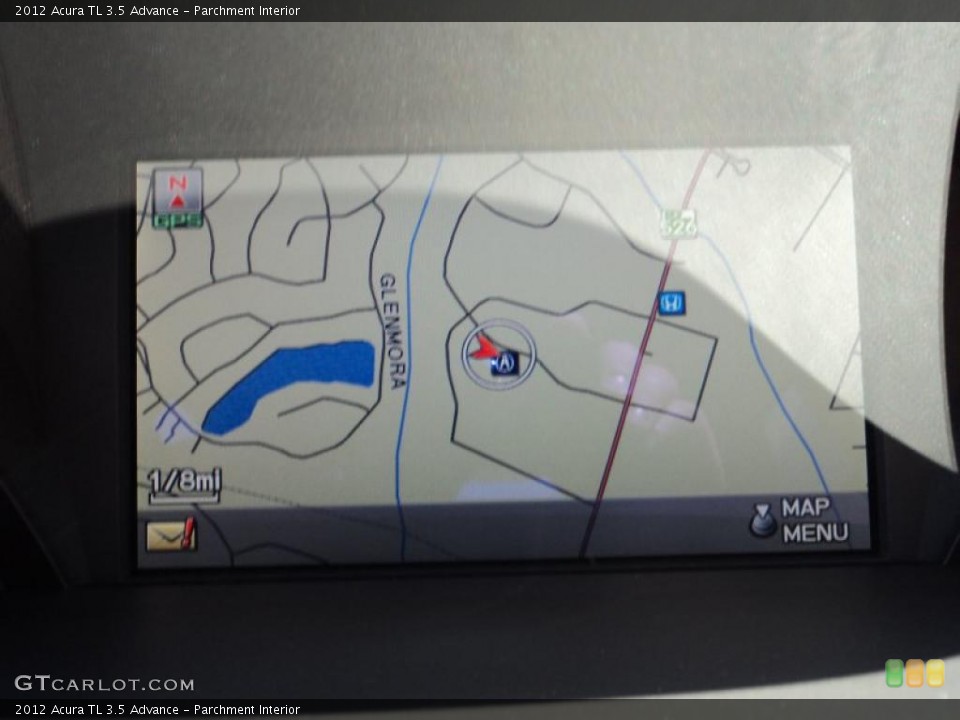 Parchment Interior Navigation for the 2012 Acura TL 3.5 Advance #47928693