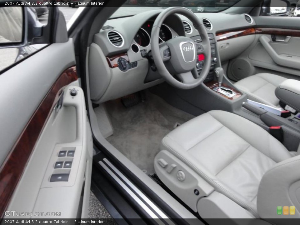Platinum Interior Photo for the 2007 Audi A4 3.2 quattro Cabriolet #47930544