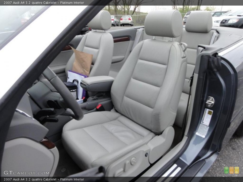Platinum Interior Photo for the 2007 Audi A4 3.2 quattro Cabriolet #47930604