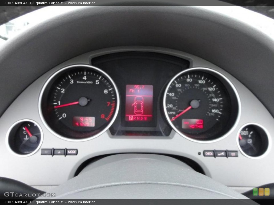 Platinum Interior Gauges for the 2007 Audi A4 3.2 quattro Cabriolet #47930880