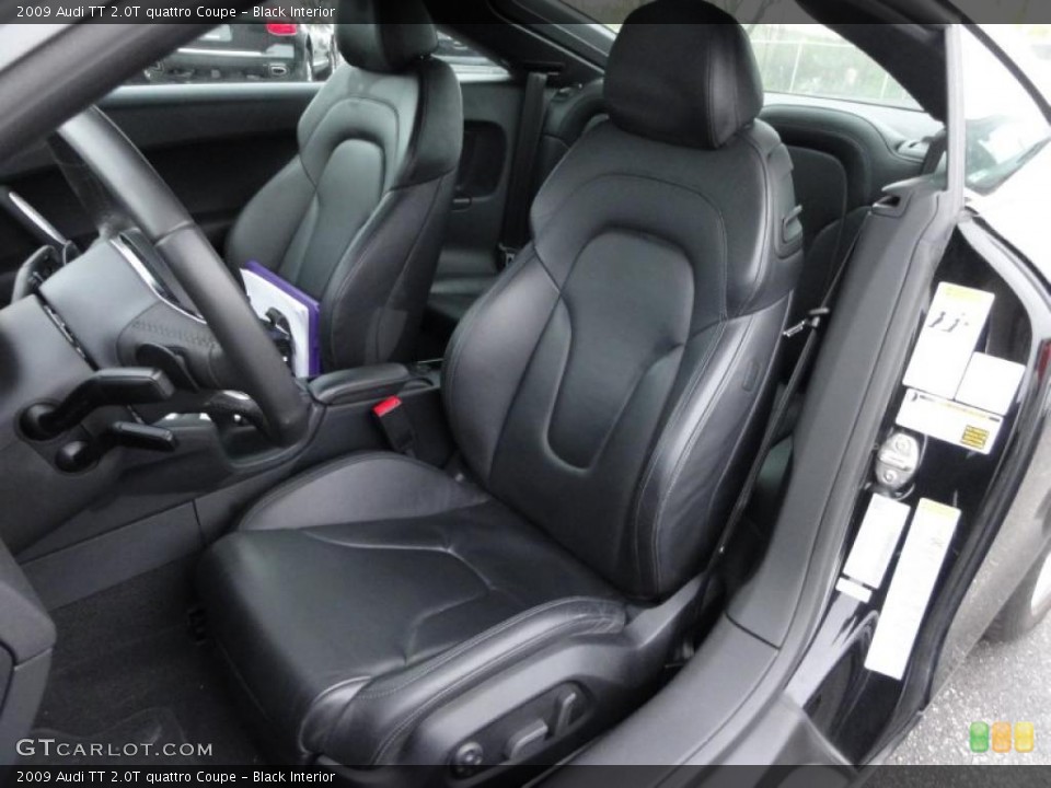 Black Interior Photo for the 2009 Audi TT 2.0T quattro Coupe #47931873