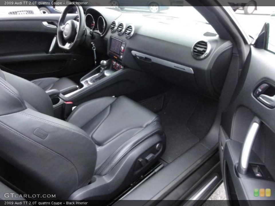 Black Interior Dashboard for the 2009 Audi TT 2.0T quattro Coupe #47931888
