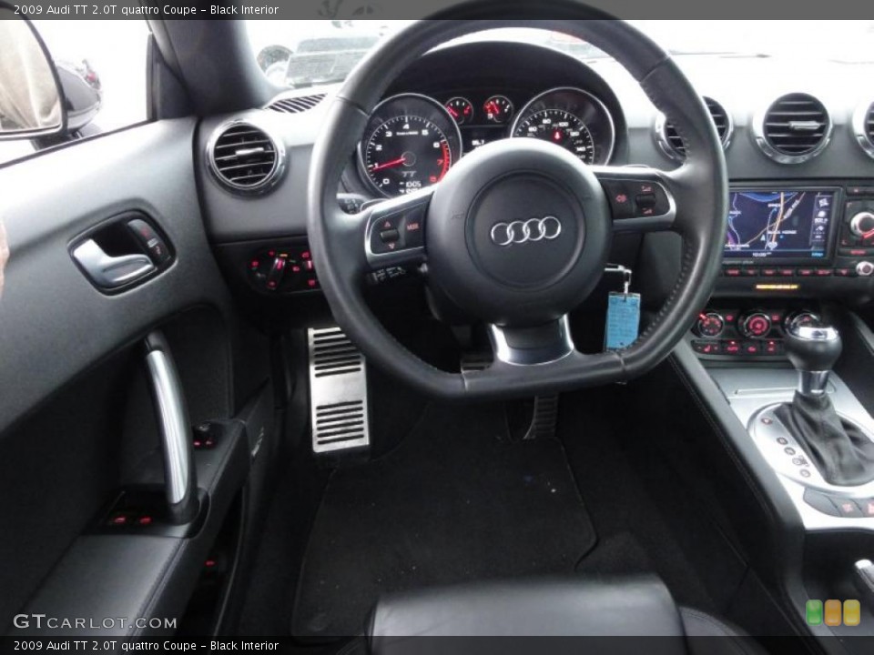 Black Interior Steering Wheel for the 2009 Audi TT 2.0T quattro Coupe #47932077