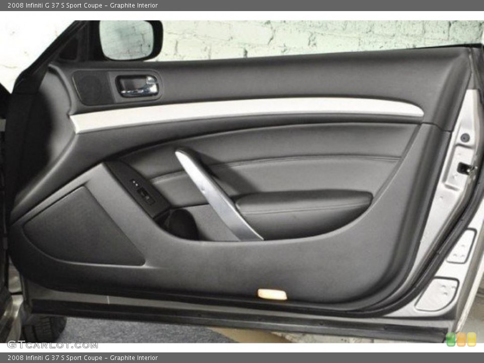 Graphite Interior Door Panel for the 2008 Infiniti G 37 S Sport Coupe #47937831