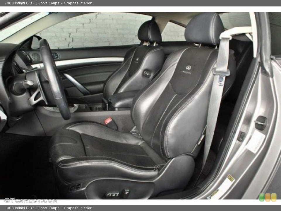 Graphite Interior Photo for the 2008 Infiniti G 37 S Sport Coupe #47937855
