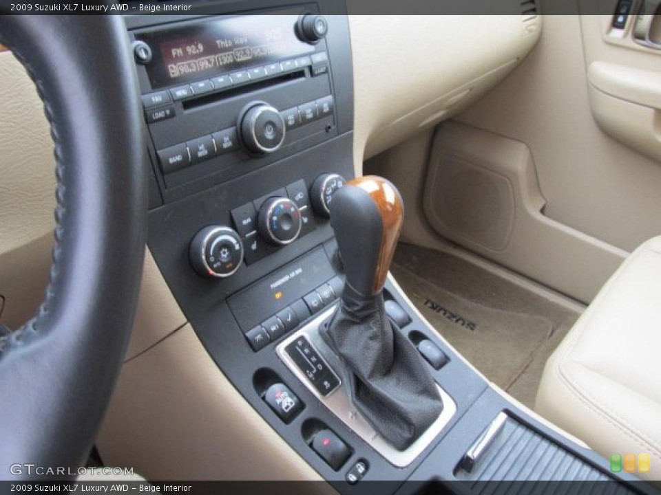 Beige Interior Transmission for the 2009 Suzuki XL7 Luxury AWD #47939376