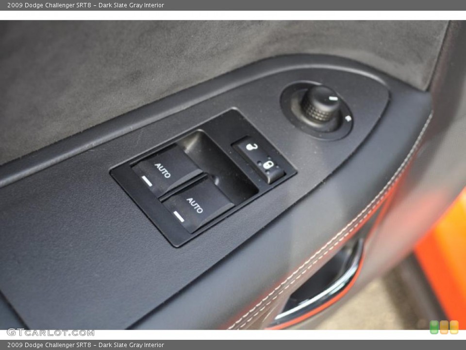 Dark Slate Gray Interior Controls for the 2009 Dodge Challenger SRT8 #47939598