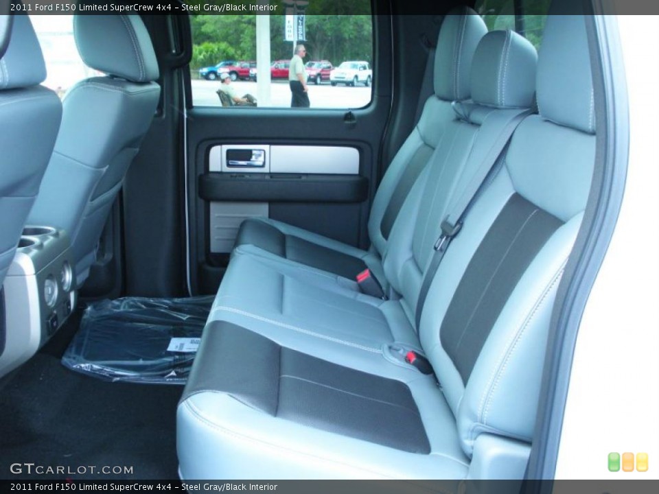 Steel Gray/Black Interior Photo for the 2011 Ford F150 Limited SuperCrew 4x4 #47939733