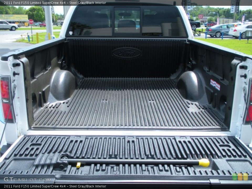 Steel Gray/Black Interior Trunk for the 2011 Ford F150 Limited SuperCrew 4x4 #47939826