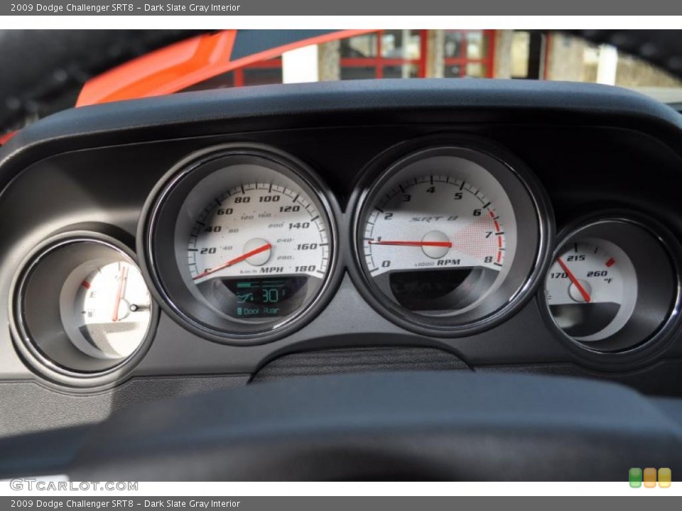Dark Slate Gray Interior Gauges for the 2009 Dodge Challenger SRT8 #47939964